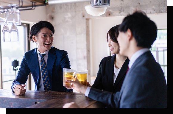 リアル懇親会の様子